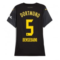 Camisa de time de futebol Borussia Dortmund Ramy Bensebaini #5 Replicas 2º Equipamento Feminina 2024-25 Manga Curta